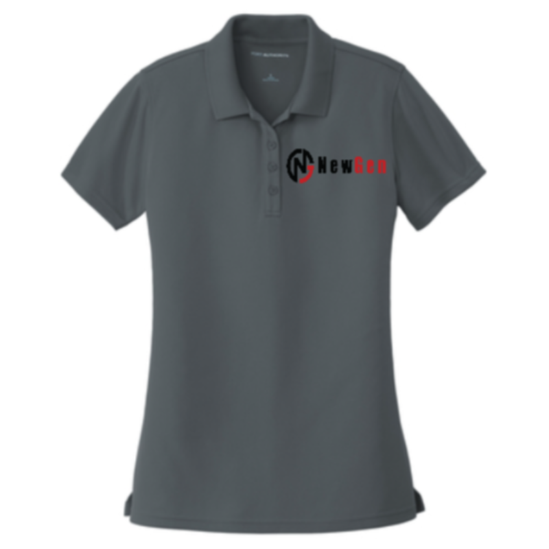 Women's Port Authority Polo-Grey Main Image